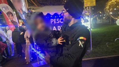 Un copil de 2 ani, rătăcit lângă Târgul de Crăciun din Poarta 6, găsit de jandarmii constănțeni
