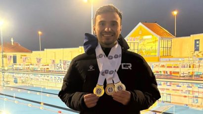 Trei medalii de aur câștigate de constănțeanul Cristian Tranulea la Campionatul de Înot în Ape Înghețate din Scoția
