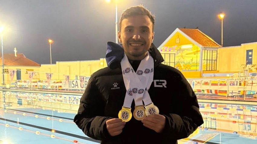 Trei medalii de aur câștigate de constănțeanul Cristian Tranulea la Campionatul de Înot în Ape Înghețate din Scoția