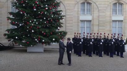 Nicușor Dan – primit de Emmanuel Macron la Palatul Elysee