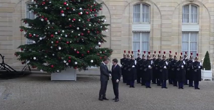 Nicușor Dan – primit de Emmanuel Macron la Palatul Elysee