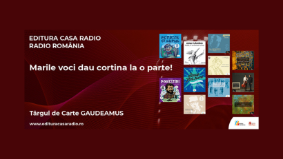 Marile voci dau cortina la o parte! Editura Casa Radio lansează noi titluri la Târgul de Carte GAUDEAMUS Radio România