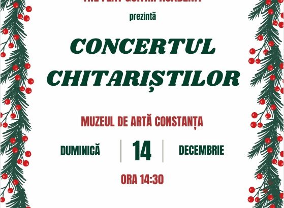 Concertul Chitariștilor are loc la Muzeul de Artă Constanța
