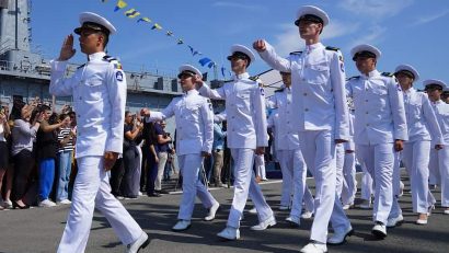 Ziua Națională a României | Elevii Colegiului Militar de Marină „Alexandru Ioan Cuza” din Constanța au ales să servească patria