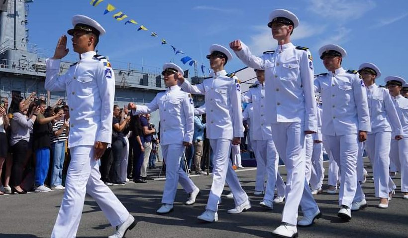 Ziua Națională a României | Elevii Colegiului Militar de Marină „Alexandru Ioan Cuza” din Constanța au ales să servească patria