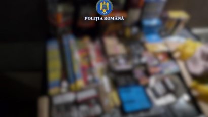 MANGALIA: 70 de kilograme de produse pirotehnice ilegale, confiscate de polițiști