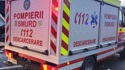 CONSTANȚA: Accident rutier cu o victimă încarcerată