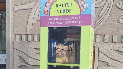 Donați o carte pentru „Raftul verde”, proiect desfășurat de Biblioteca Județeană Constanța