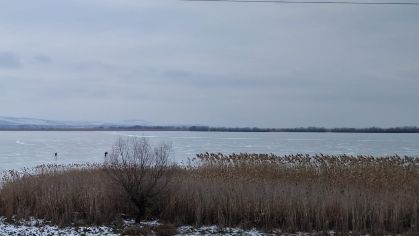 Din cauza gheții, navigația este îngreunată în perimetrul Rezervației Biosferei Delta Dunării