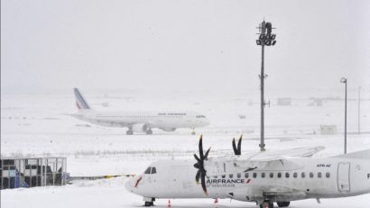 Blocaje majore în Europa, din cauza gerului și ninsorilor