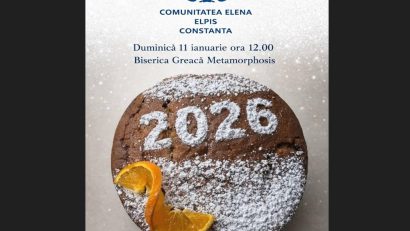 Comunitatea Elenă Elpis Constanța organizează tradiționala tăiere a Vasilopitei