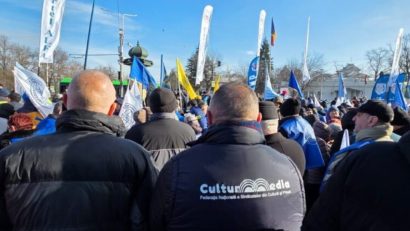De Ziua Culturii Nationale, protest în fața Ministerului Culturii