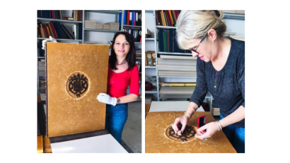 Piesa de patrimoniu | Un atlas geografic de peste 20 de kilograme, cel mai mare volum deținut de Biblioteca Județeană Constanța