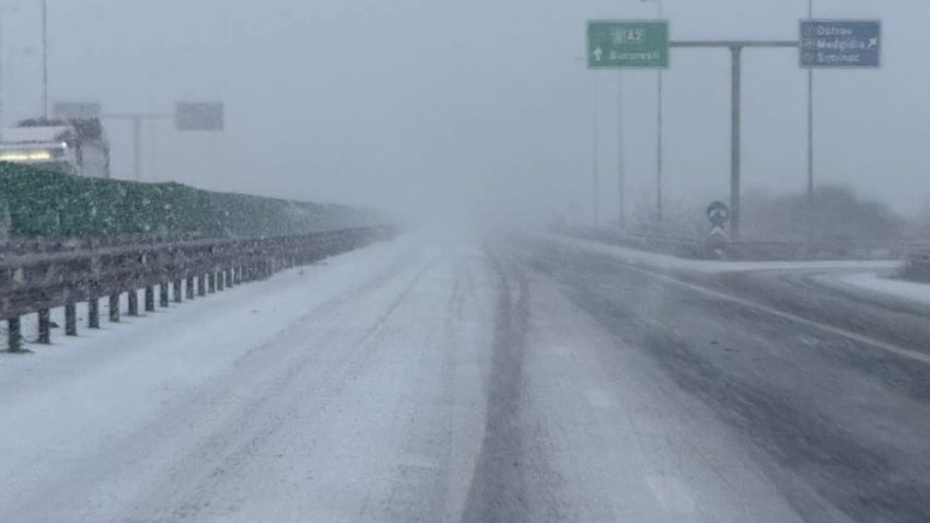 Autostrada A2 București-Cernavodă: Au fost ridicate restricțiile de tonaj impuse autovehiculelor cu masa maxima autorizată mai mare de 7.5 tone