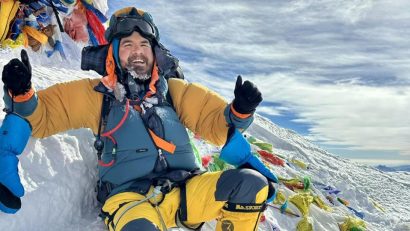 Adrian Ahriţculesei a atins Polul Sud și bifează „Triplul Arctic”, o performanță unică pentru România
