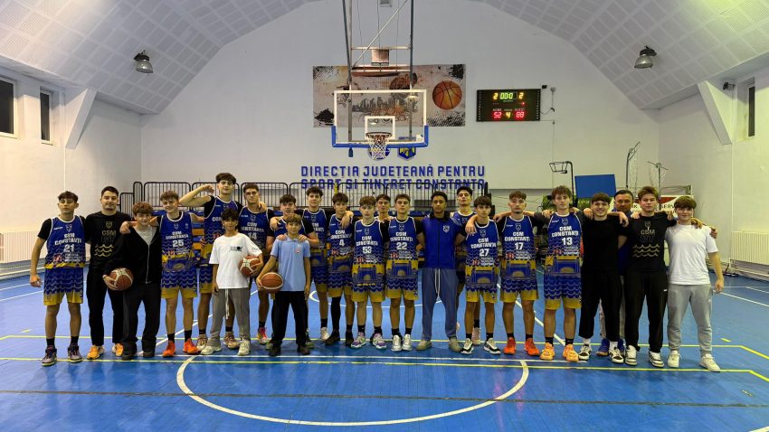 Meciuri importante pe teren propriu pentru tinerii baschetbaliști de la CSM Constanța