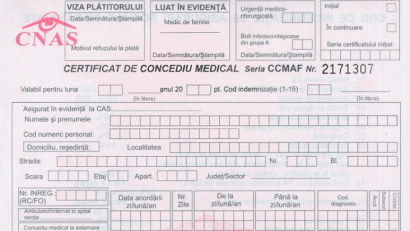 TULCEA: Procedura de recuperare de către angajatori a sumelor de indemnizație pentru concediile medicale
