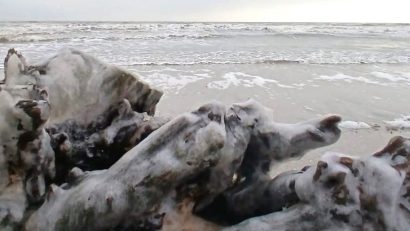Un nou episod de ger, în Dobrogea. Maxime termice negative și nopți cu -12 grade
