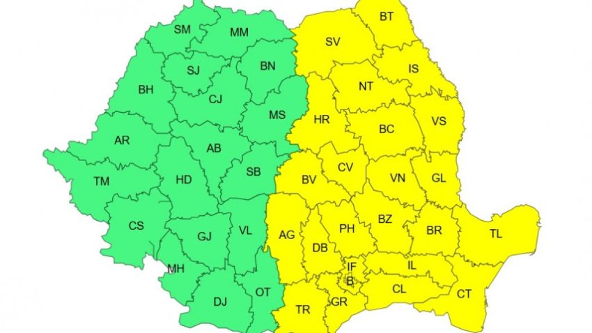 CONSTANȚA/TULCEA: Vreme deosebit de rece, ger îndeosebi în timpul nopților și dimineților, intensificări ale vântului, polei, ghețuș și ninsoare viscolită