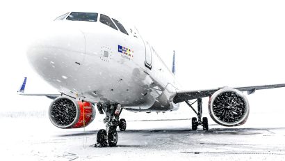 Traficul aerian pe aeroporturile Capitalei se desfășoară în condiții de iarnă