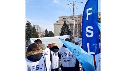 Protest la Guvern al sindicaliștilor din Educație: Angajații din învățământ – nemulțumiți de măsurile luate de Cabinetul Bolojan