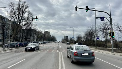 Un nou sistem de semaforizare, pus în funcțiune în apropierea Universității „Ovidius”
