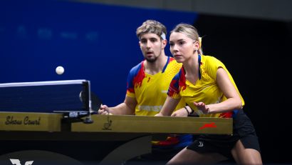 AUR la dublu mixt pentru Bernadette Szocs și Eduard Ionescu, la WTT Star Contender din India