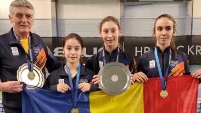 Tenis: România este campioană europeană la feminin U14 indoor