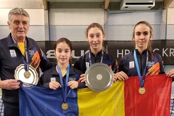 Tenis: România este campioană europeană la feminin U14 indoor