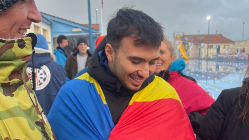 Constănțeanul Cristian Tranulea a câștigat circuitul Cupei Mondiale la înot în ape înghețate