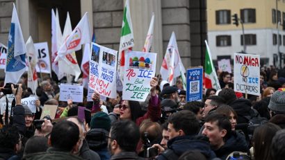 ITALIA: Proteste împotriva prezenţei agenţilor ICE la Jocurile Olimpice de Iarnă