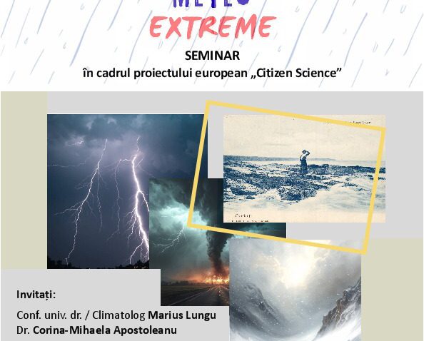 Seminarul “Fenomene meteo extreme” are loc la Biblioteca Județeană “Ioan N. Roman” Constanța