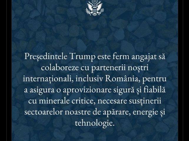 Donald Trump este interesat de mineralele esențiale din România