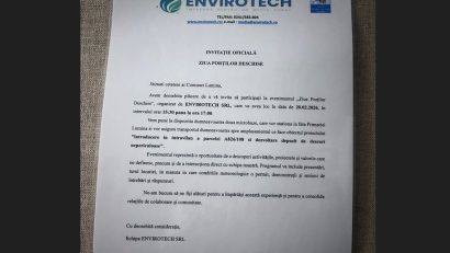 Primăria Lumina invită cetățenii la „Ziua porților deschise” ENVIROTECH SRL