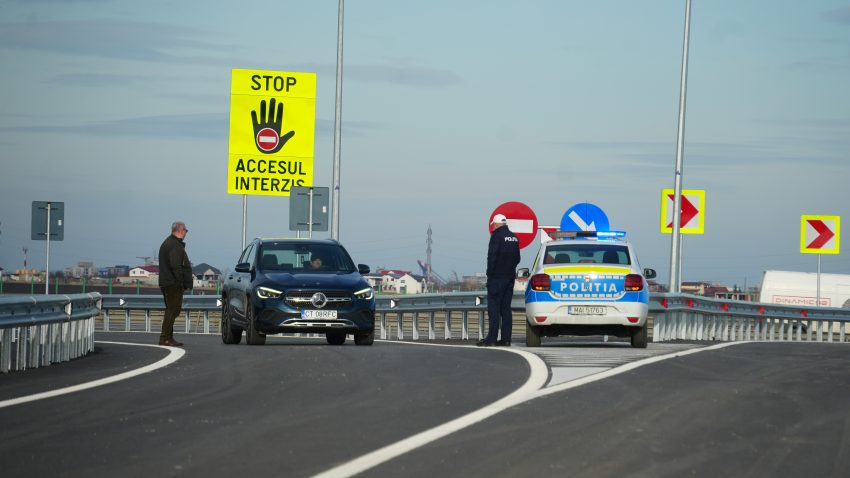 A fost deschis nodul rutier Cumpăna A4