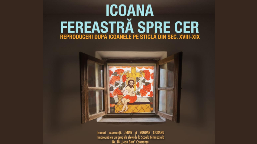 Expoziție de icoane ale artiștilor Jenny și Bogdan Ciobanu, vernisată la Biblioteca Județeană Constanța