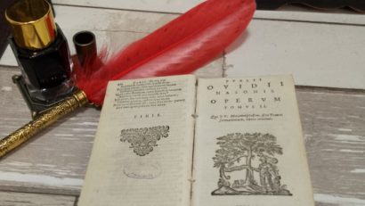 Piesa de Patrimoniu | Cărți rare cu opera poetului Publius Ovidius Naso, la Biblioteca Județeană Constanța