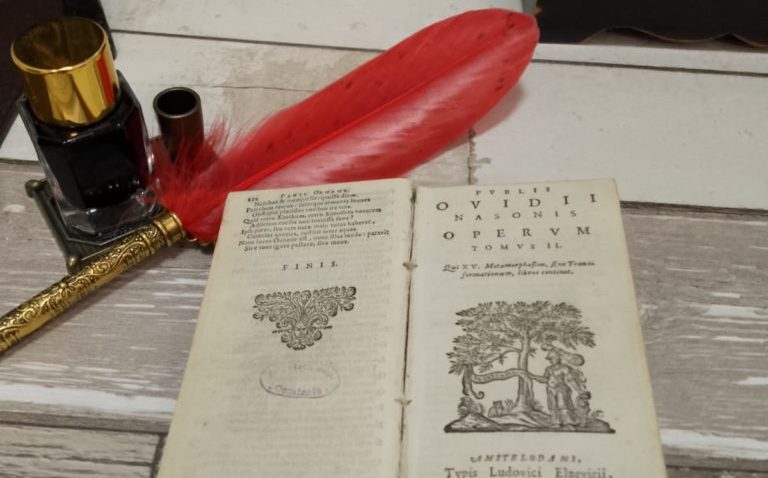 Piesa de Patrimoniu | Cărți rare cu opera poetului Publius Ovidius Naso, la Biblioteca Județeană Constanța