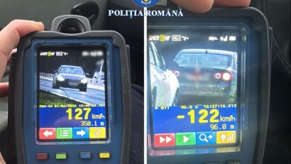 Județul CONSTANȚA: Peste 1.200 de sancțiuni pentru viteză excesivă, într-o săptămână
