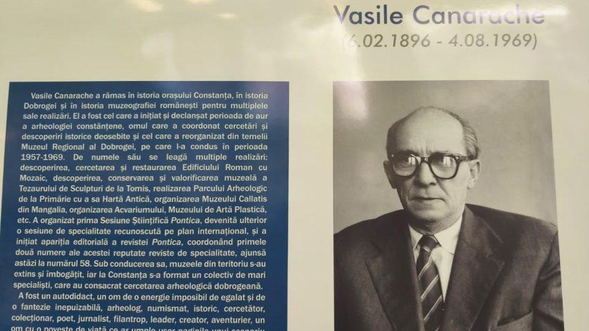 Vasile Canarache, unul dintre fondatorii muzeografiei și arheologiei dobrogene moderne, omagiat la 130 de ani de la naștere