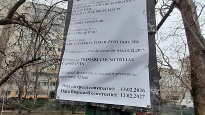 CONSTANȚA: Garda de Mediu continuă verificările în cazul spațiului verde pe care va fi amenajată o parcare în cartierul Abator