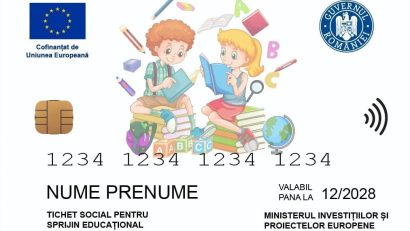 Au fost alimentate cardurile educaționale pentru anul școlar 2025-2026