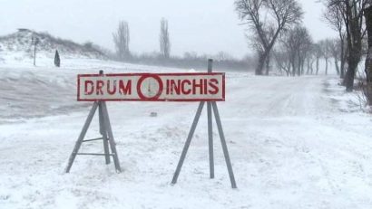 UPDATE – Traficul a fost redeschis! Circulația este închisă pe DN22A, sectorul cuprins între localitățile Cataloi și Hârșova