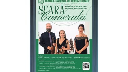 Seară camerală, la Teatrul Național de Operă și Balet „Oleg Danovski” Constanța