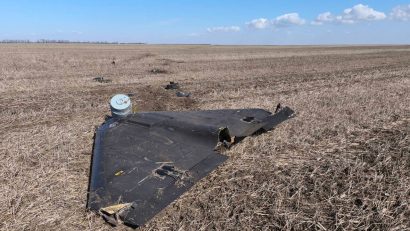 Republica Moldova: O dronă activǎ, descoperită lângă frontiera cu Ucraina