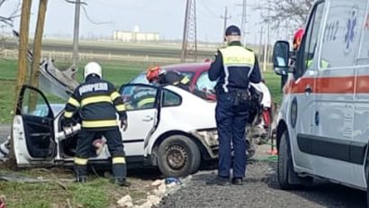 FOTO – UPDATE Județul CONSTANȚA: Accident rutier grav, o persoană a decedat