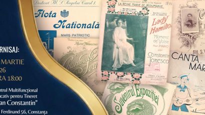 CONSTANȚA: Expoziția „Partituri muzicale din perioada regală” – file din istoria muzicii românești
