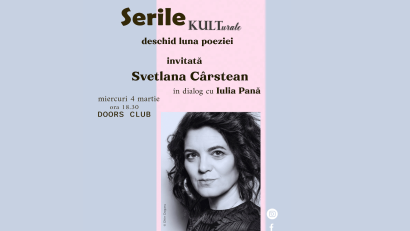 CONSTANȚA: Serile Kulturale marchează deschiderea oficială a Lunii Poeziei printr-o întâlnire specială dedicată artei și literaturii contemporane