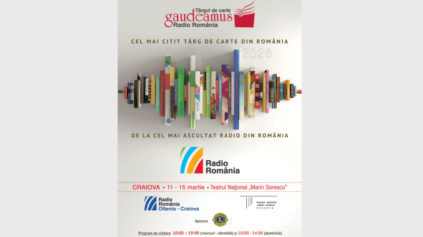 Noul sezon al caravanei Gaudeamus Radio România începe la Craiova