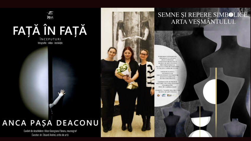 TULCEA: Expoziția „Față în față. Începuturi”, semnată de artista Anca Pașa Deaconu, deschisă până pe 12 martie la Muzeul de Artă